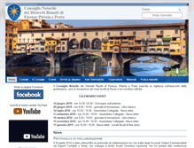Tablet Screenshot of consiglionotarilefirenze.it